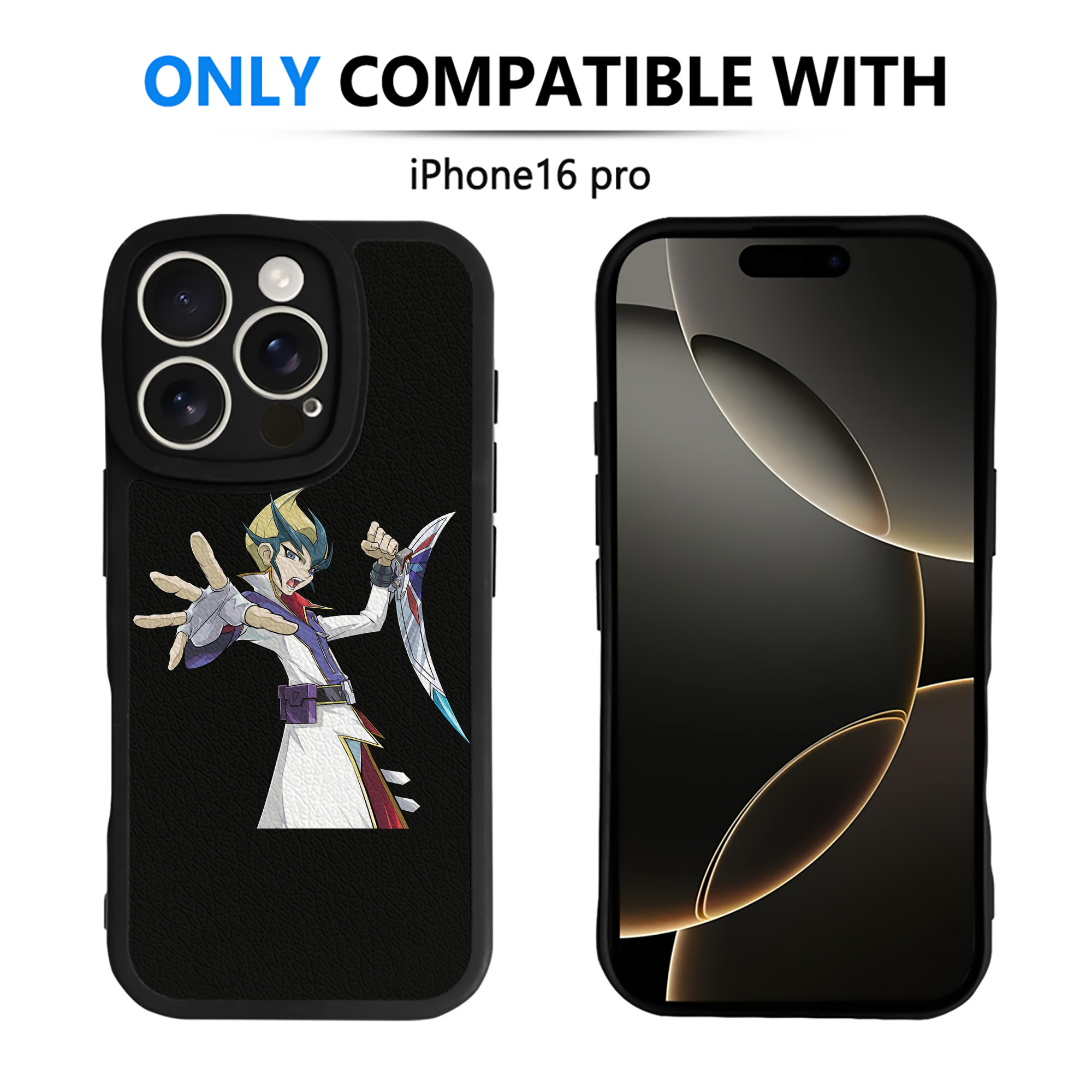 遊☆戯☆王 Yu-Gi-Oh! 【iPhone 16シリーズ対応】シリコンスマホケース（レザー調） 材質：シリコン